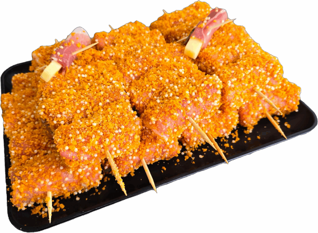 Involtini prosciutto e formaggio senza glutine
