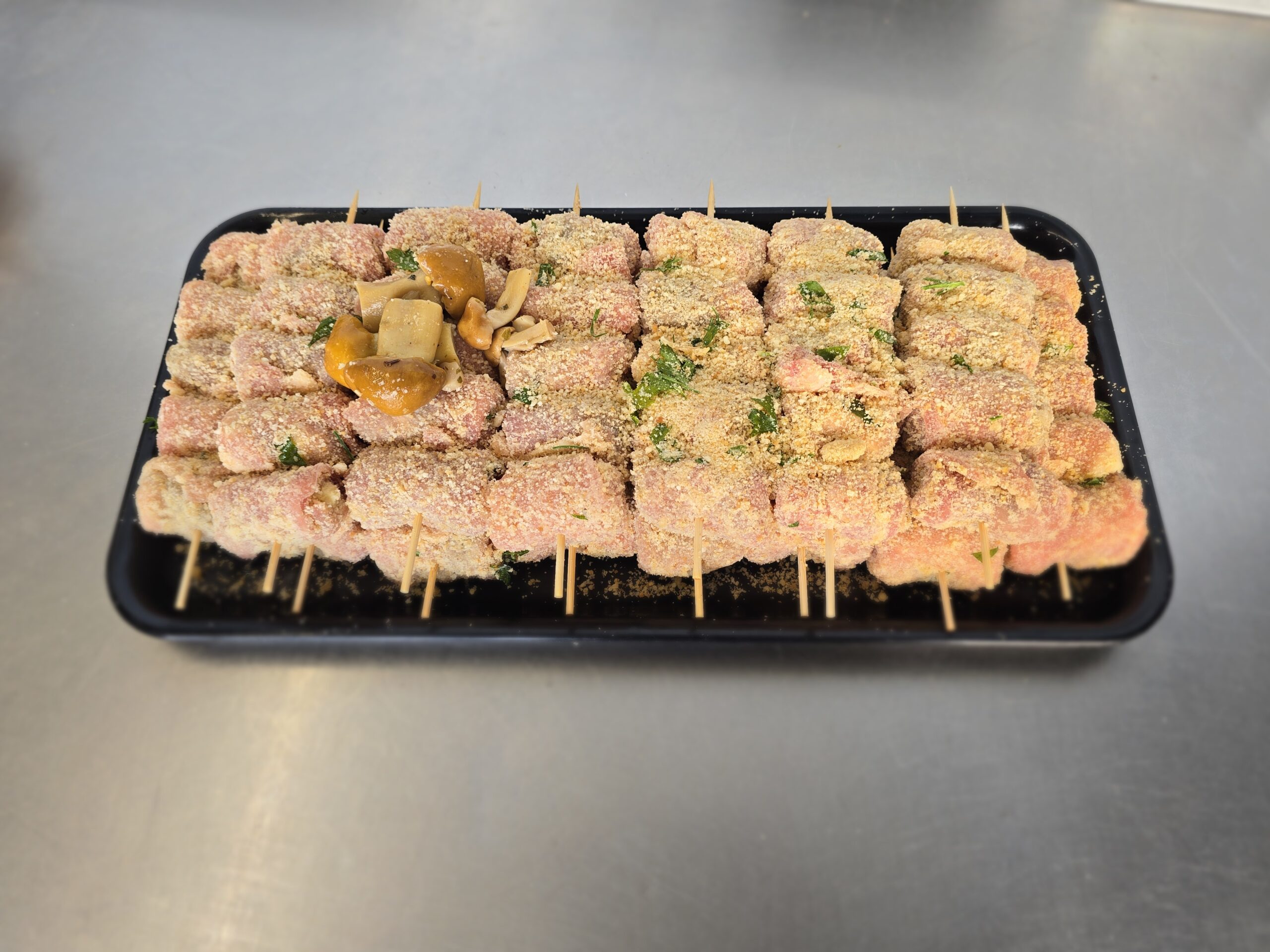 involtino funghi e formaggio