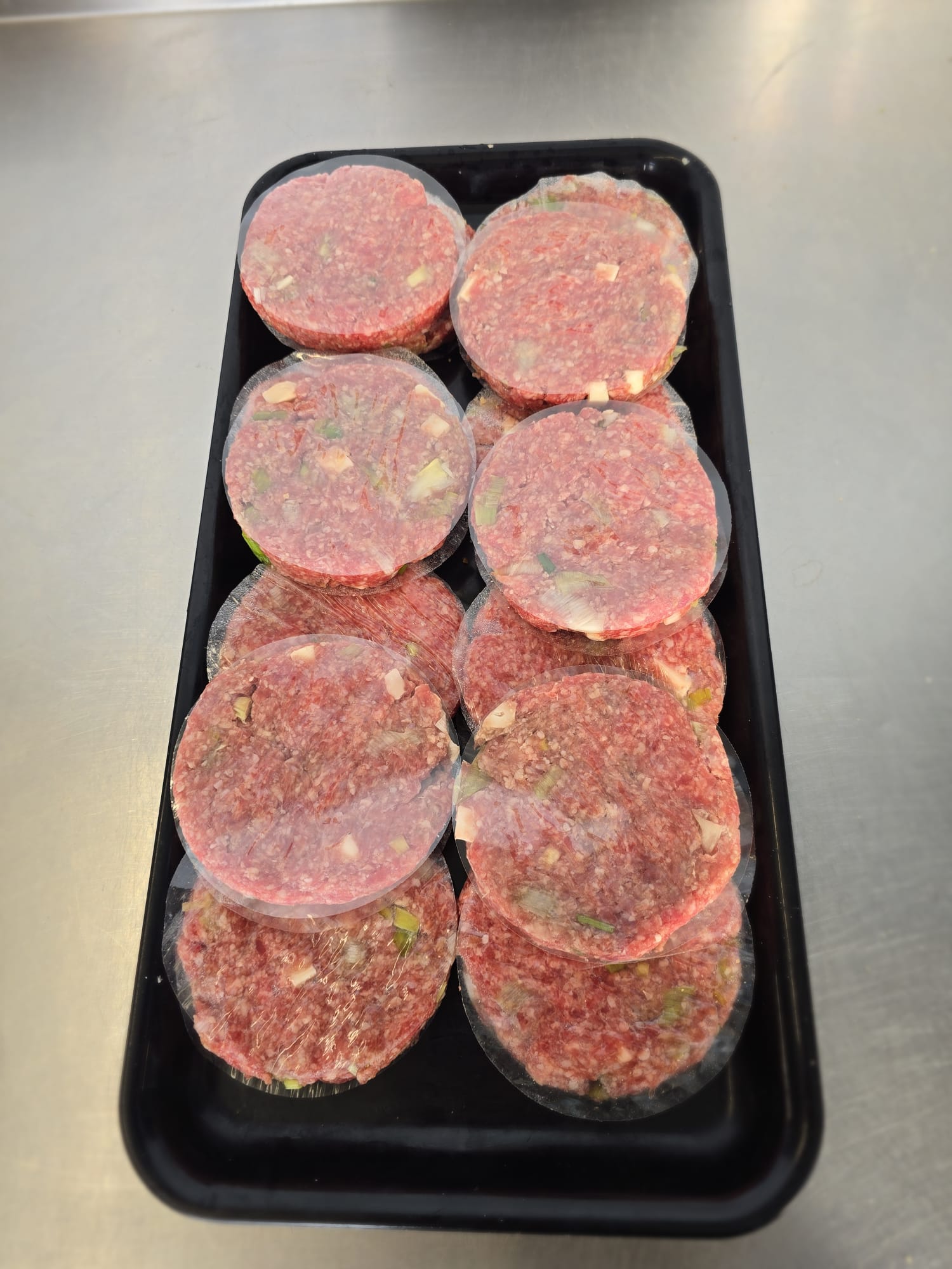 Hamburger di vitello formaggio e cipolletta